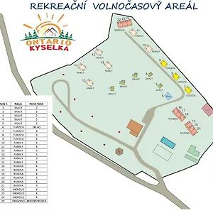 Areal Ontario Kyselka Campingplatz